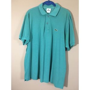 Gently Used Lacoste Mint Green Polo size 5